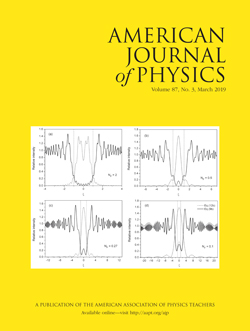 March 2019 issue of American Journal of Physics